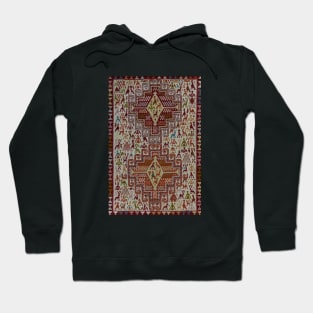 Persian Traditional Rug with animals pattern Hoodie